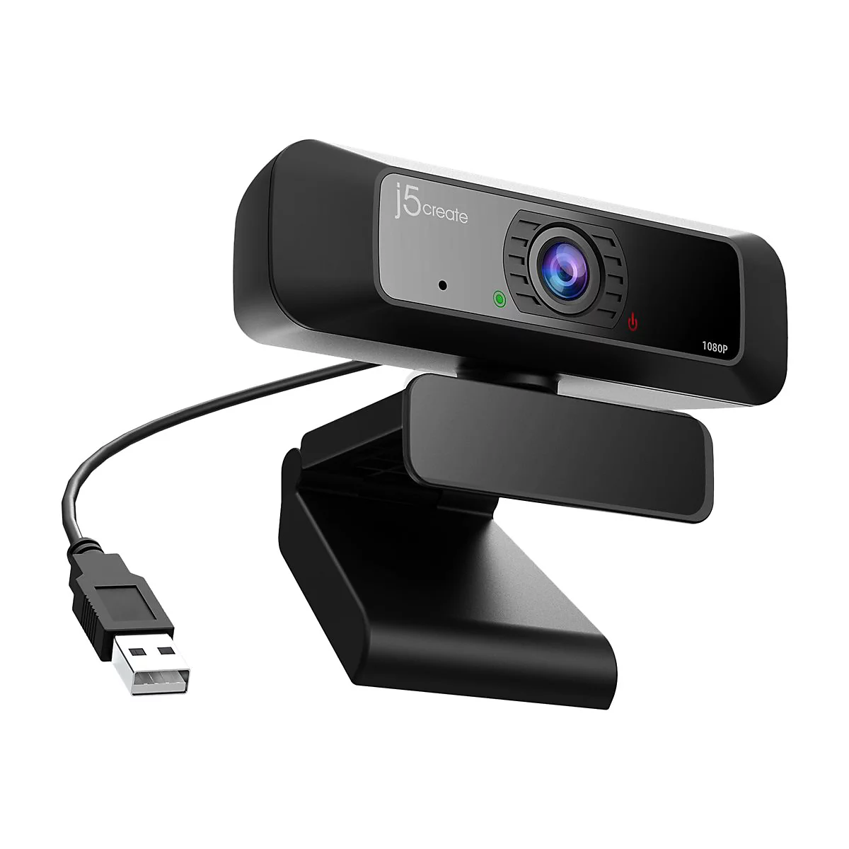 j5create JVCU100 - Webcam - Farbe - 2 MP - 1920 x 1080 - Audio