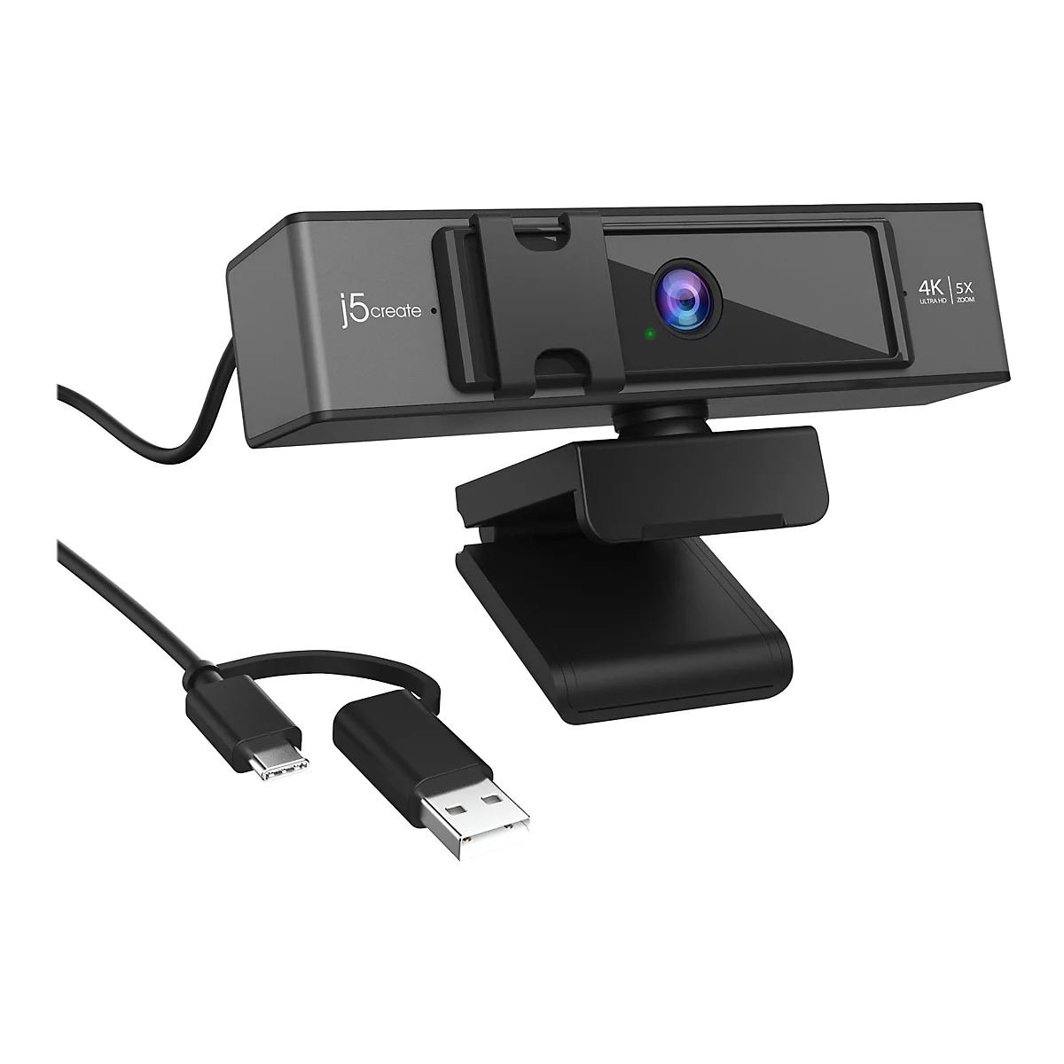 j5create JVCU435 - Webcam - Farbe - 8 MP - 3840 x 2160 - 4K