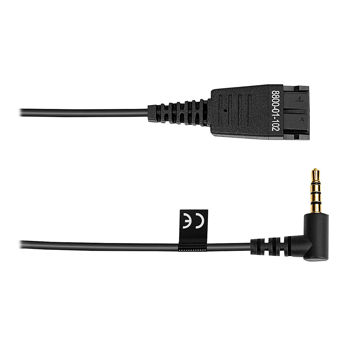 Jabra BIZ 1100 Duo - Headset - On-Ear - kabelgebunden - 3,5 mm Stecker - Schwarz