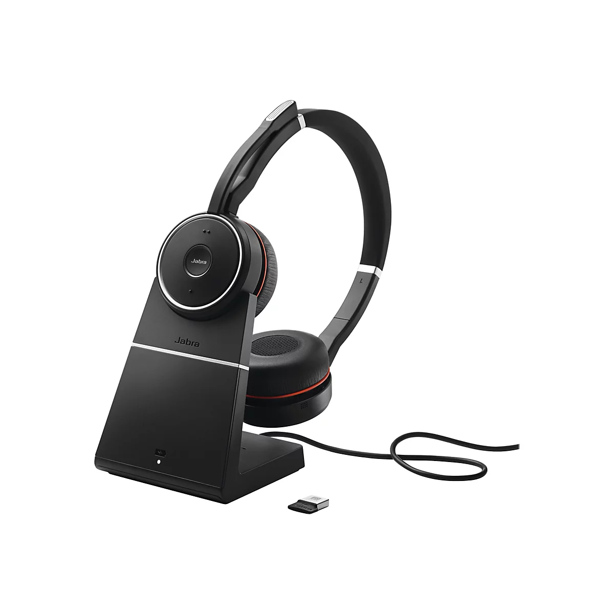 Jabra Evolve 75 SE UC Stereo - Headset - On-Ear - Bluetooth - kabellos - aktive Rauschunterdrückung