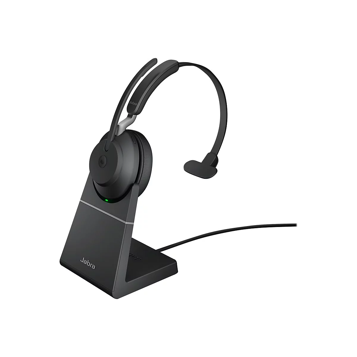Jabra Evolve2 65 MS Mono - Headset - mit Ladestation