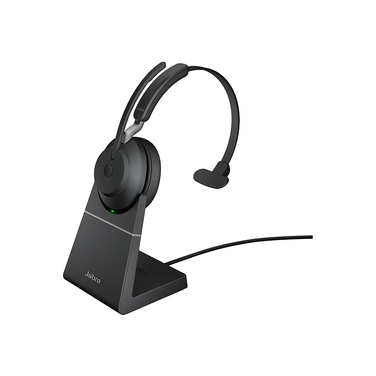 Jabra Evolve2 65 UC Mono - Headset - mit Ladestation