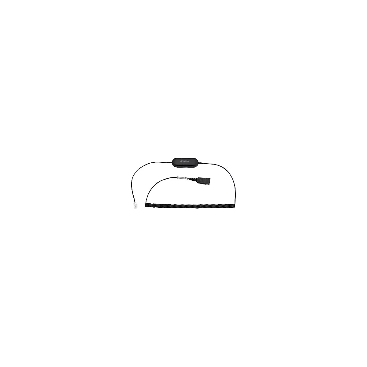 Jabra GN1218 AC Attenuation - Headset-Kabel - Quick Disconnect Stecker - 2 m - für Cisco IP Phone 78XX, 88XX; BIZ 1500, 2300, 2400