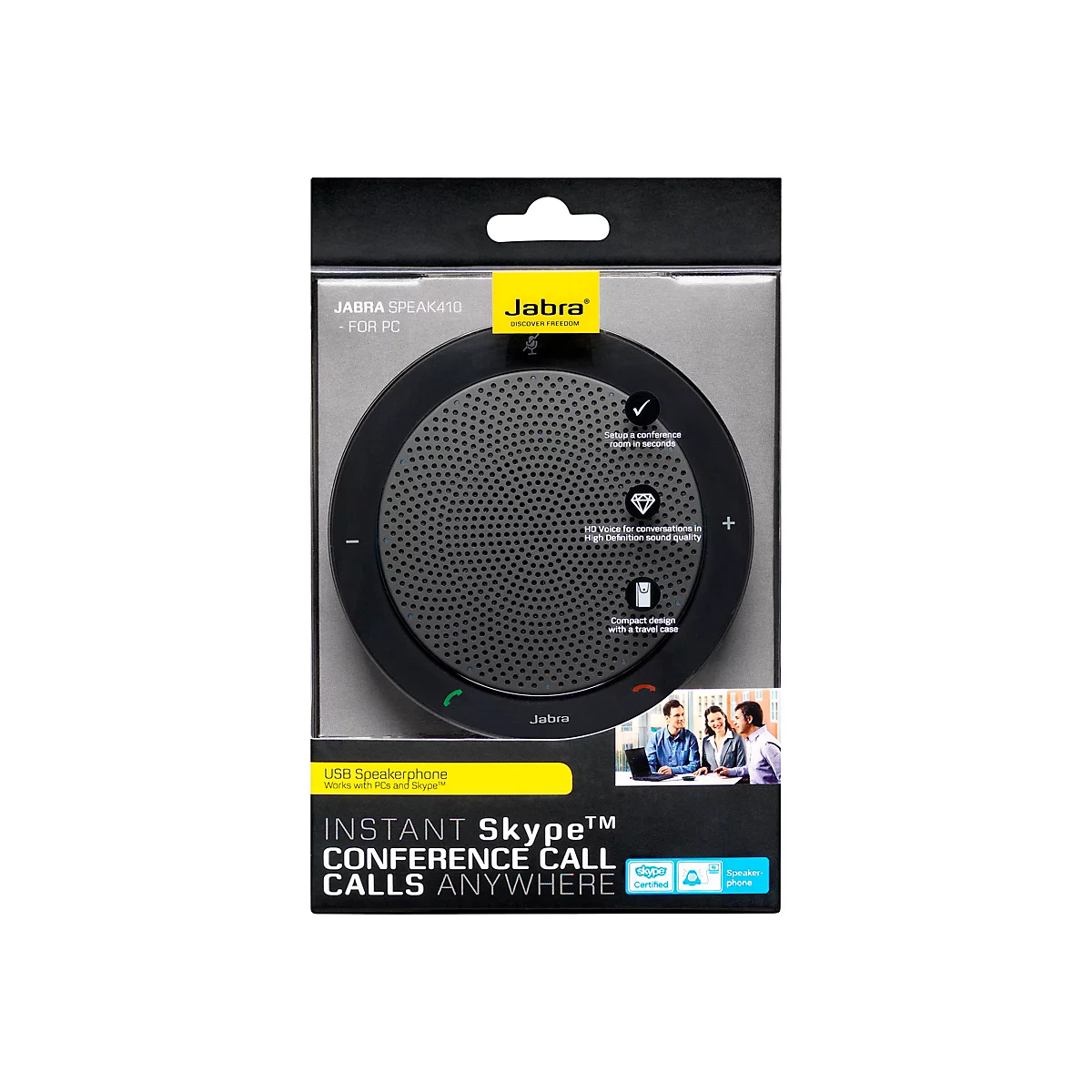Jabra SPEAK 410 - VoIP-Freisprechtelefon für Tisch