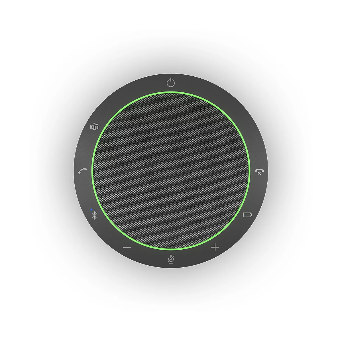 Jabra Speak2 55 solution mains libres pour conférences, 4 microphones, optimisé pour MS-Teams, sans fil, connexion USB-C/ -A, Bluetooth, gris foncé