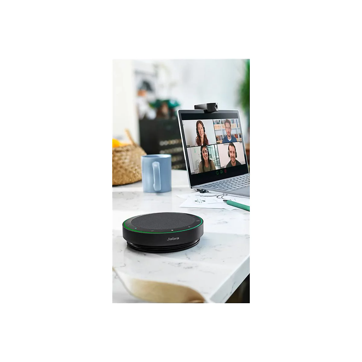 Jabra Speak2 75 MS - Freisprechtelefon - Bluetooth - kabellos - USB-A, USB-C - Dunkelgrau