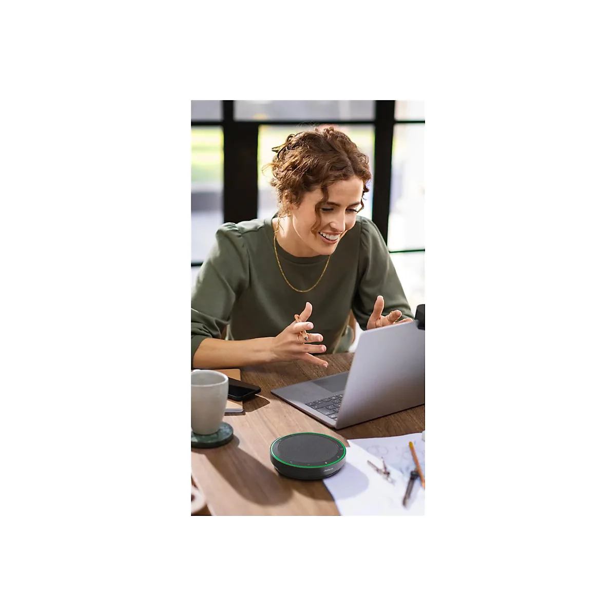 Jabra Speak2 75 MS - Freisprechtelefon - Bluetooth - kabellos - USB-A, USB-C - Dunkelgrau