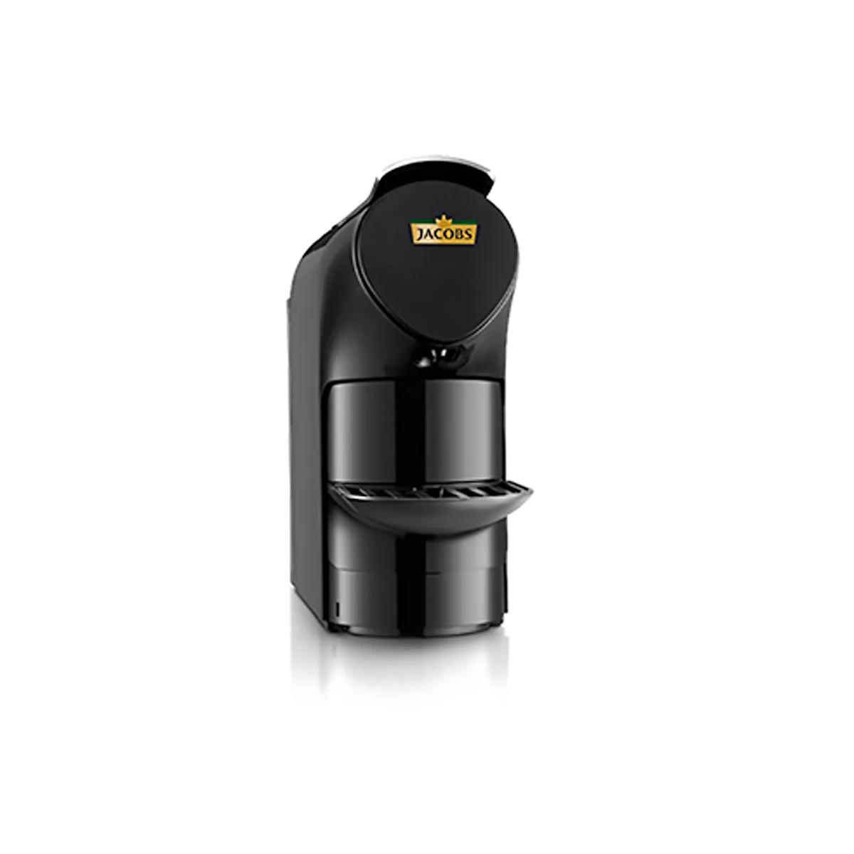 Jacobs Mini capsuleermachine, voor koffie &amp; thee, aparte heetwateruitloop, afwerking in pianolak, tot 600 ml