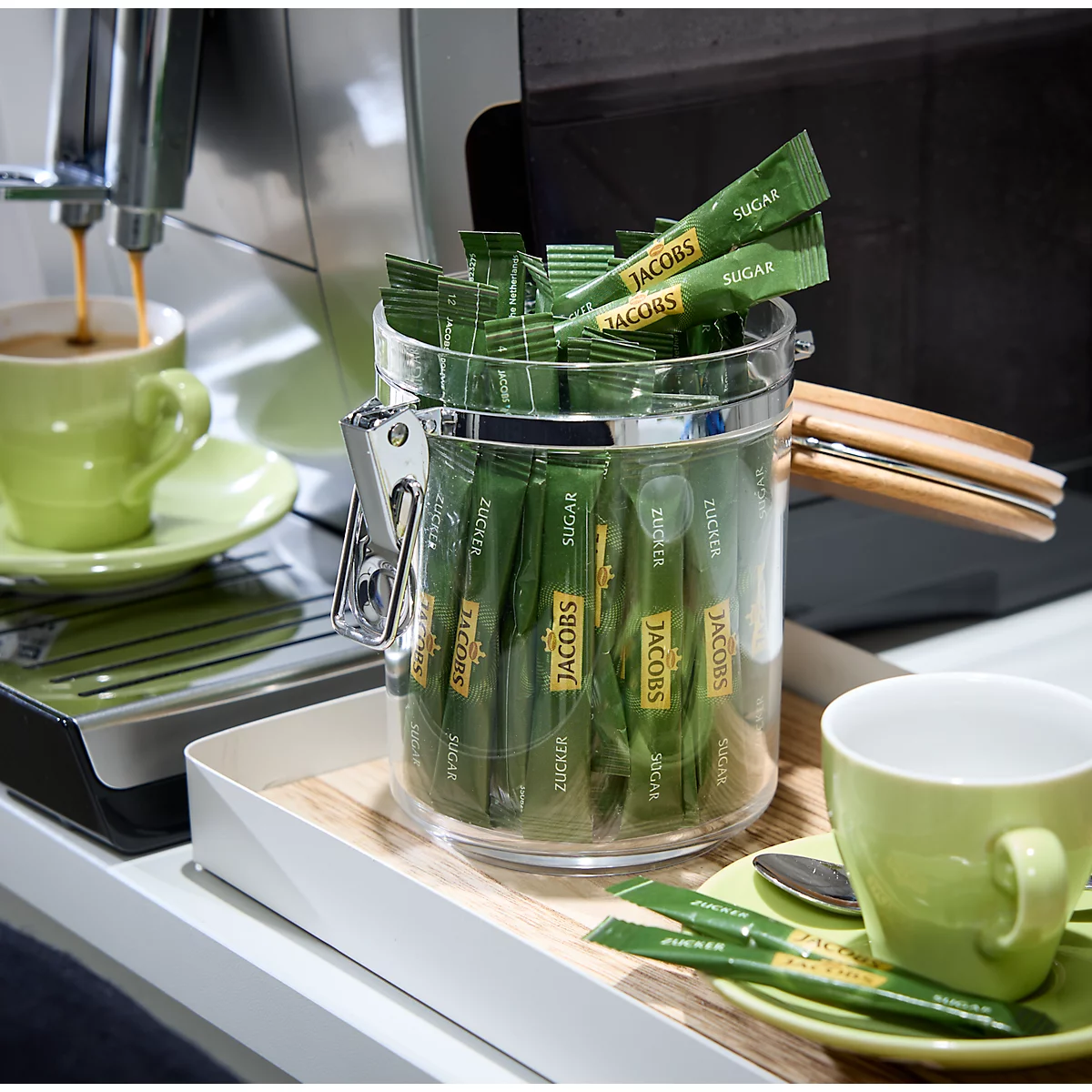 Jacobs Professional Sucres en sticks, 900 x 4g de sucre en portions