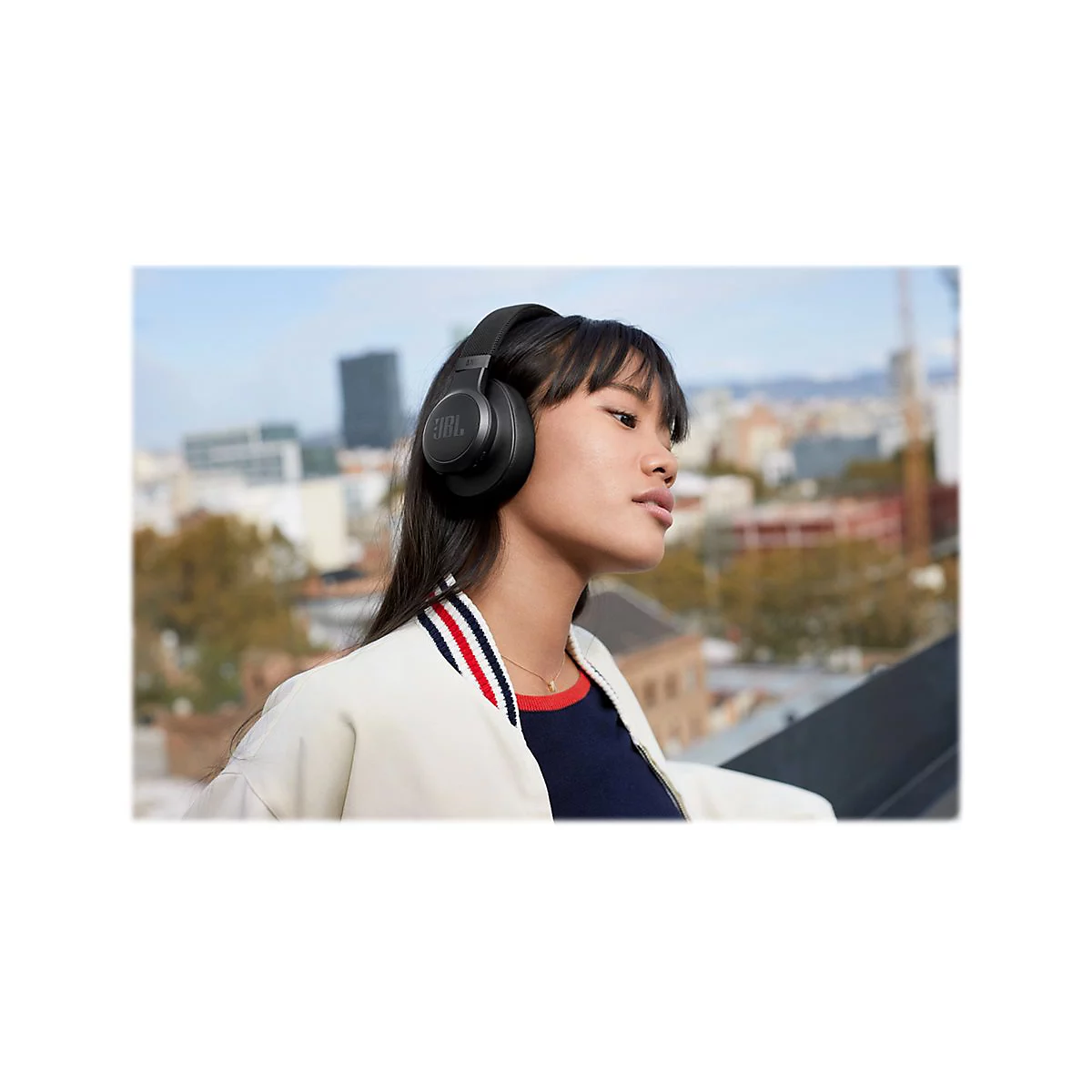 JBL LIVE 660NC - Kopfhörer mit Mikrofon - ohrumschließend - Bluetooth - kabellos, kabelgebunden - aktive Rauschunterdrückung