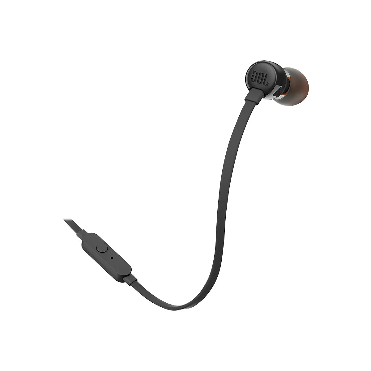 JBL T110 - Ohrhörer mit Mikrofon - im Ohr - kabelgebunden - 3,5 mm Stecker - Schwarz