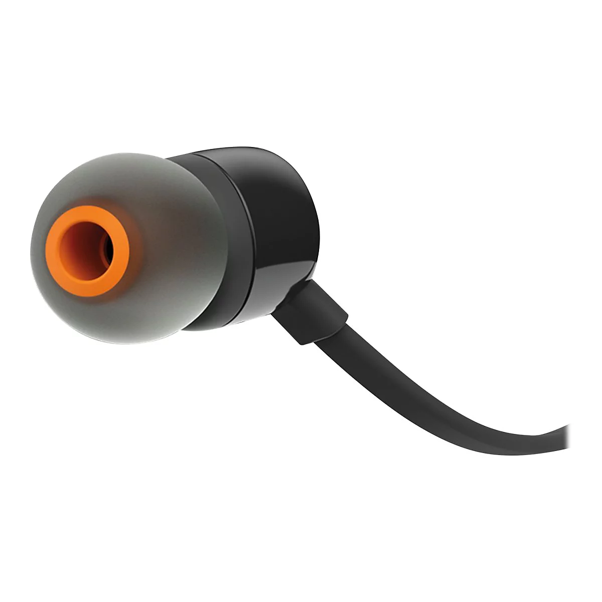JBL T110 - Ohrhörer mit Mikrofon - im Ohr - kabelgebunden - 3,5 mm Stecker - Schwarz