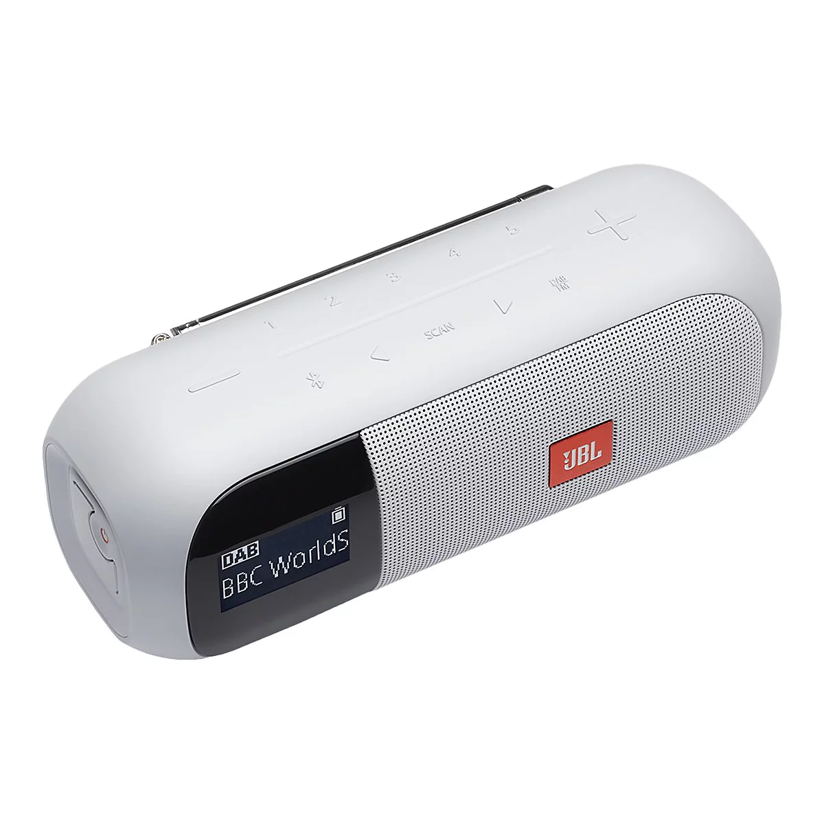 JBL Tuner 2 - Tragbares DAB-Radio - 5 Watt - kein Betriebssystem - weiß