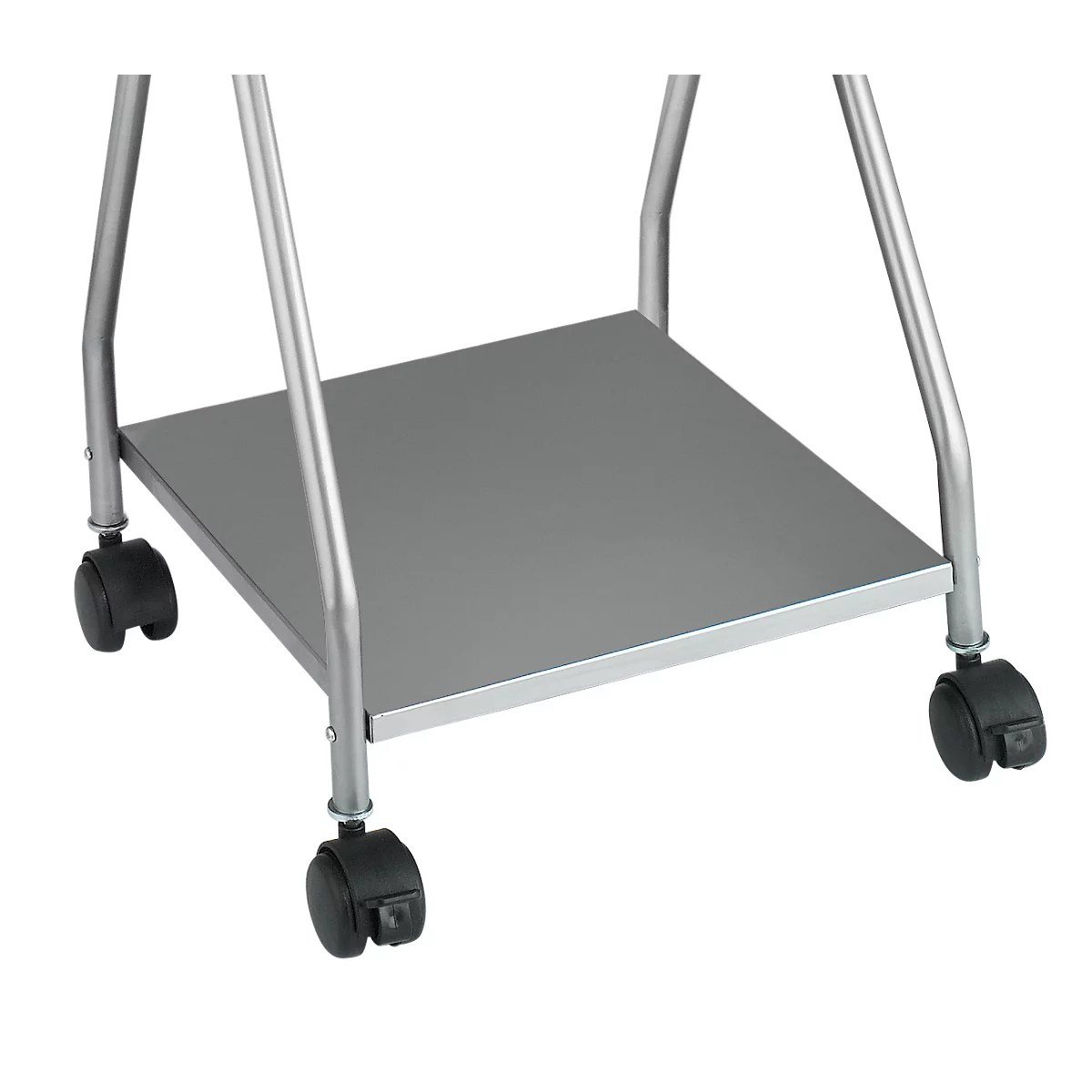 Jeu de 4 roulettes pour support pour sac poubelle de 70 litres avec socle et couvercle