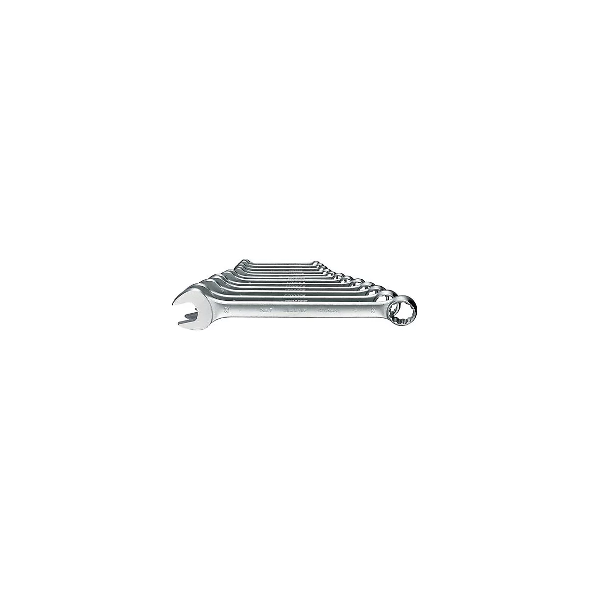 Jeu de clés mixtes Gedore 7-017, 17 pièces, SW 6-22 mm, acier CV, douze pans avec profil UD