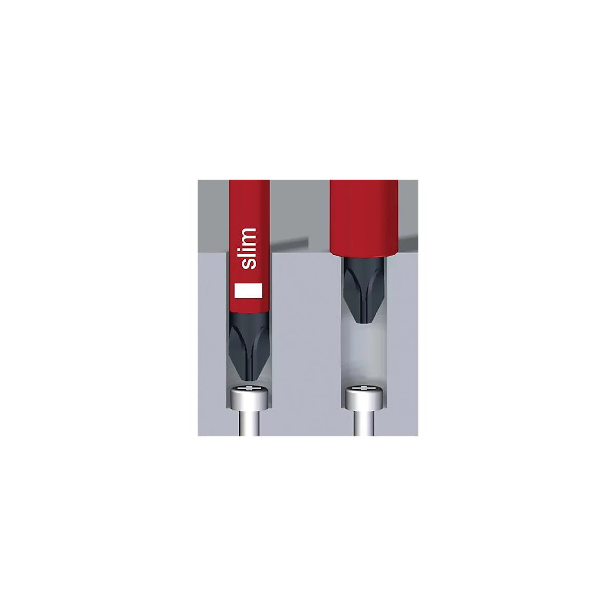 Jeu de lames interchangeables slimBit Pk.7 pcs.Torque/Schlitz/P