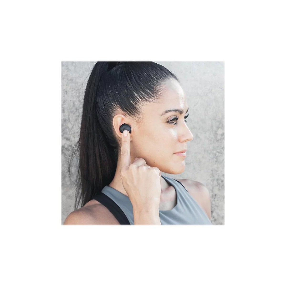 JLab Audio JBuds Air True Wireless Earbuds - True Wireless-Kopfhörer mit Mikrofon - im Ohr - Bluetooth - Schwarz