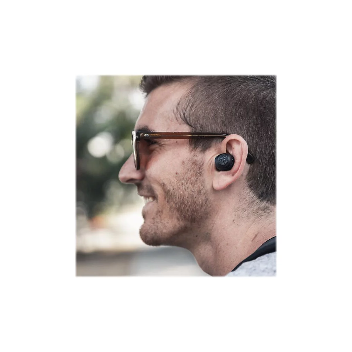 JLab Audio JBuds Air True Wireless Earbuds - True Wireless-Kopfhörer mit Mikrofon - im Ohr - Bluetooth - Schwarz