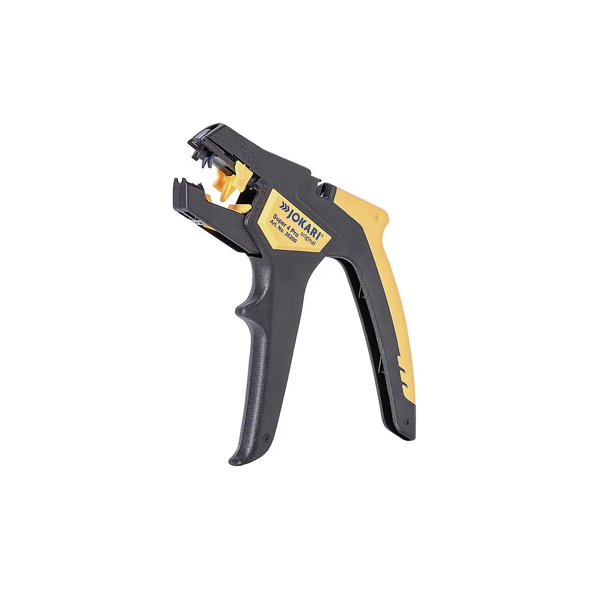 JOKARI Automatikabisolierzange Super 4 Pro, L 163 mm, 0,2-6 mm², ergonomisch, Seitenschneider bis 2,5 mm²