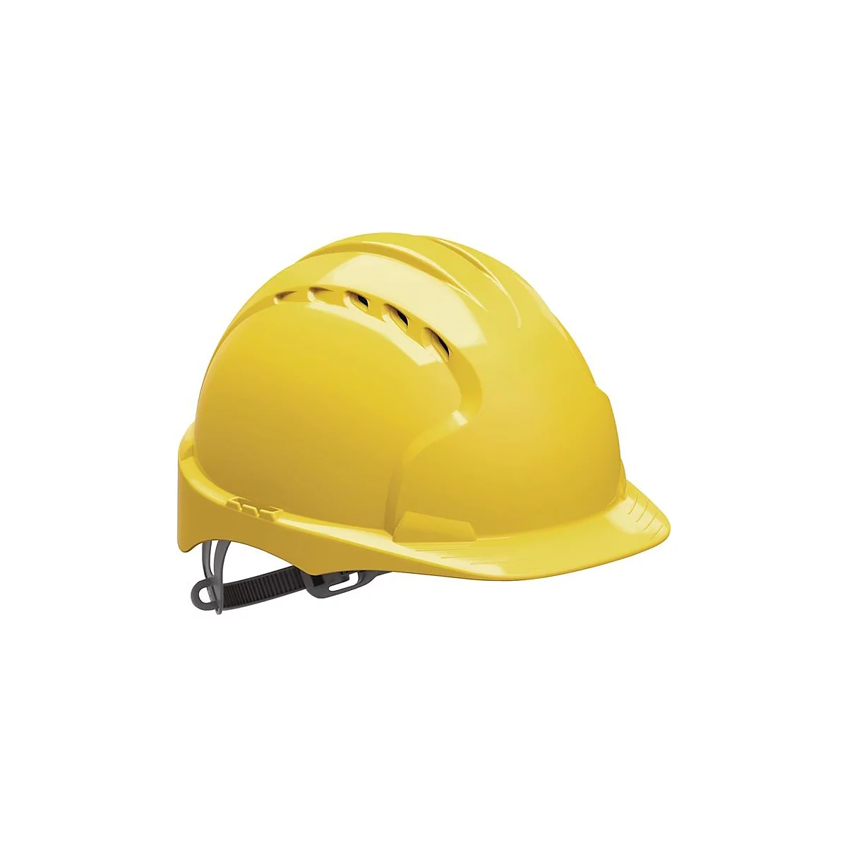 JSP Schutzhelm EVO®2, gelb, HDPE, 6-Punkt-System, EN 397, OneTouch™ Verschluss, Belüftung, Kopfumfang 53-64 cm