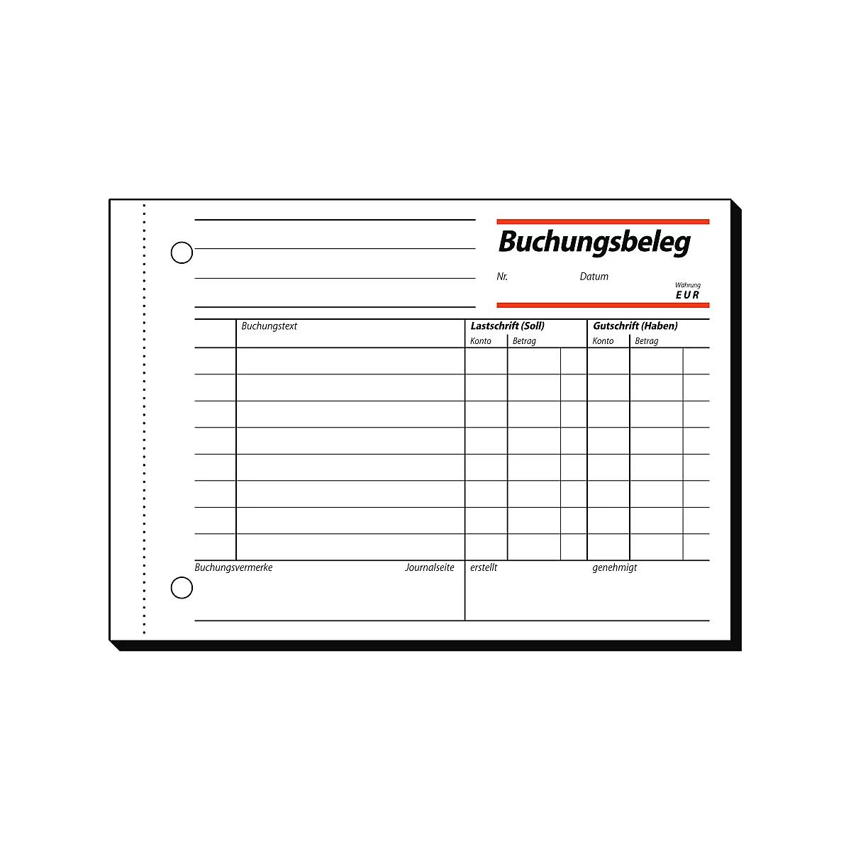 Justificatifs comptables BU 615 sigel®, 50 feuilles