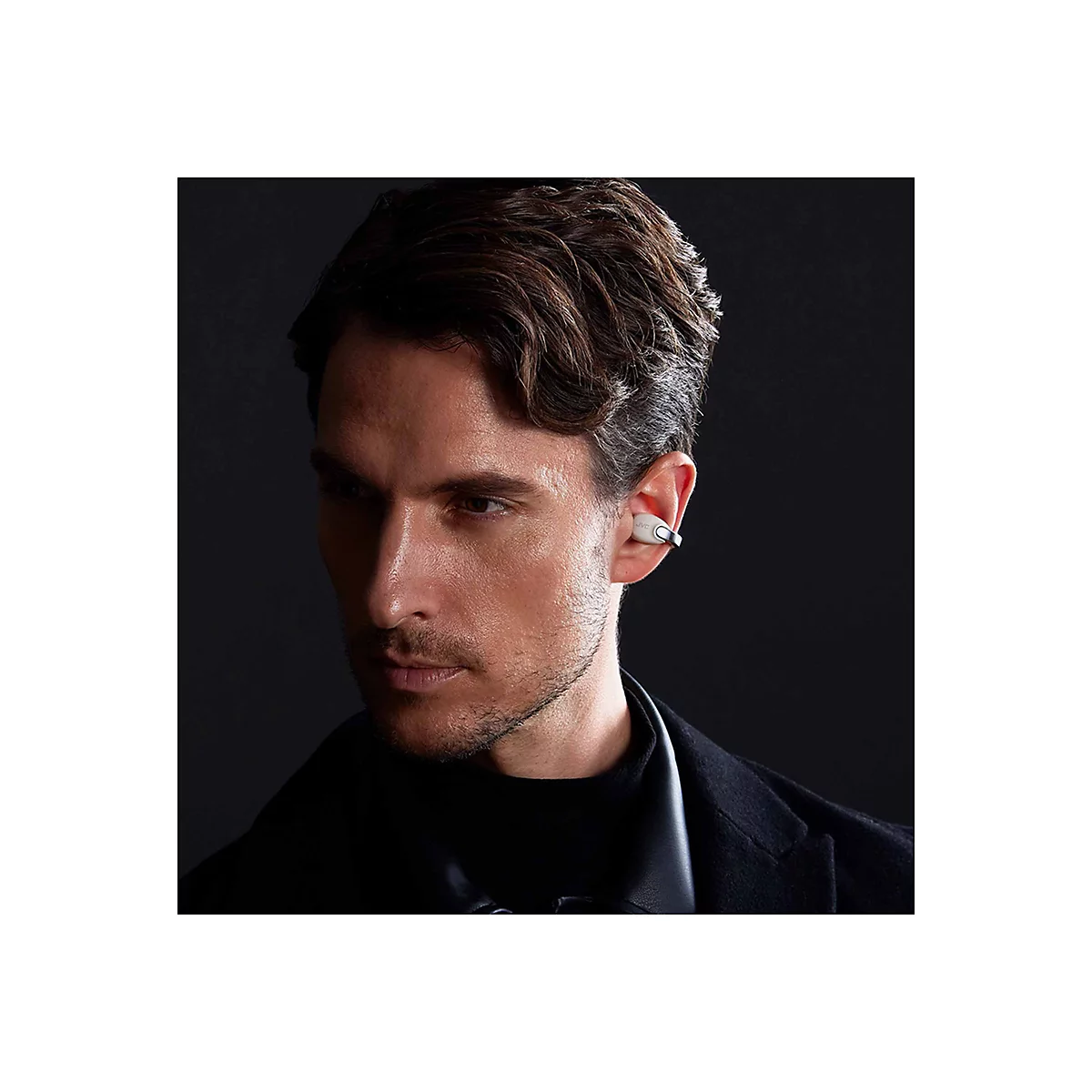 JVC HA-NP1T - True Wireless-Kopfhörer mit Mikrofon - offenes Ohr - Clip-On - Bluetooth - weiß