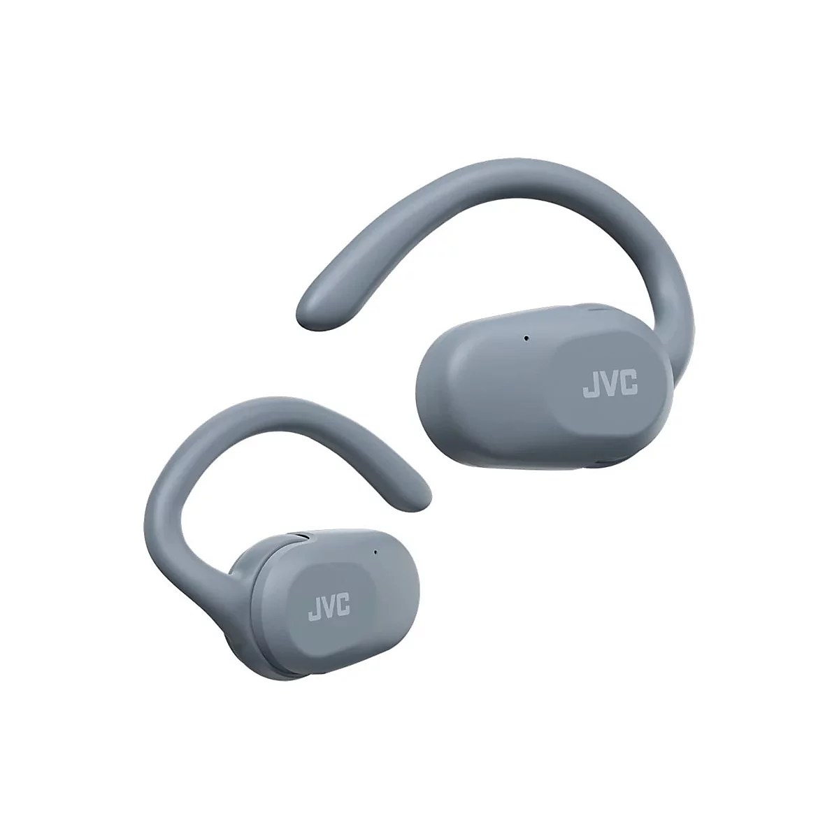 JVC HA-NP40T - True Wireless-Kopfhörer mit Mikrofon - offenes Ohr - über dem Ohr angebracht - Bluetooth - Blau