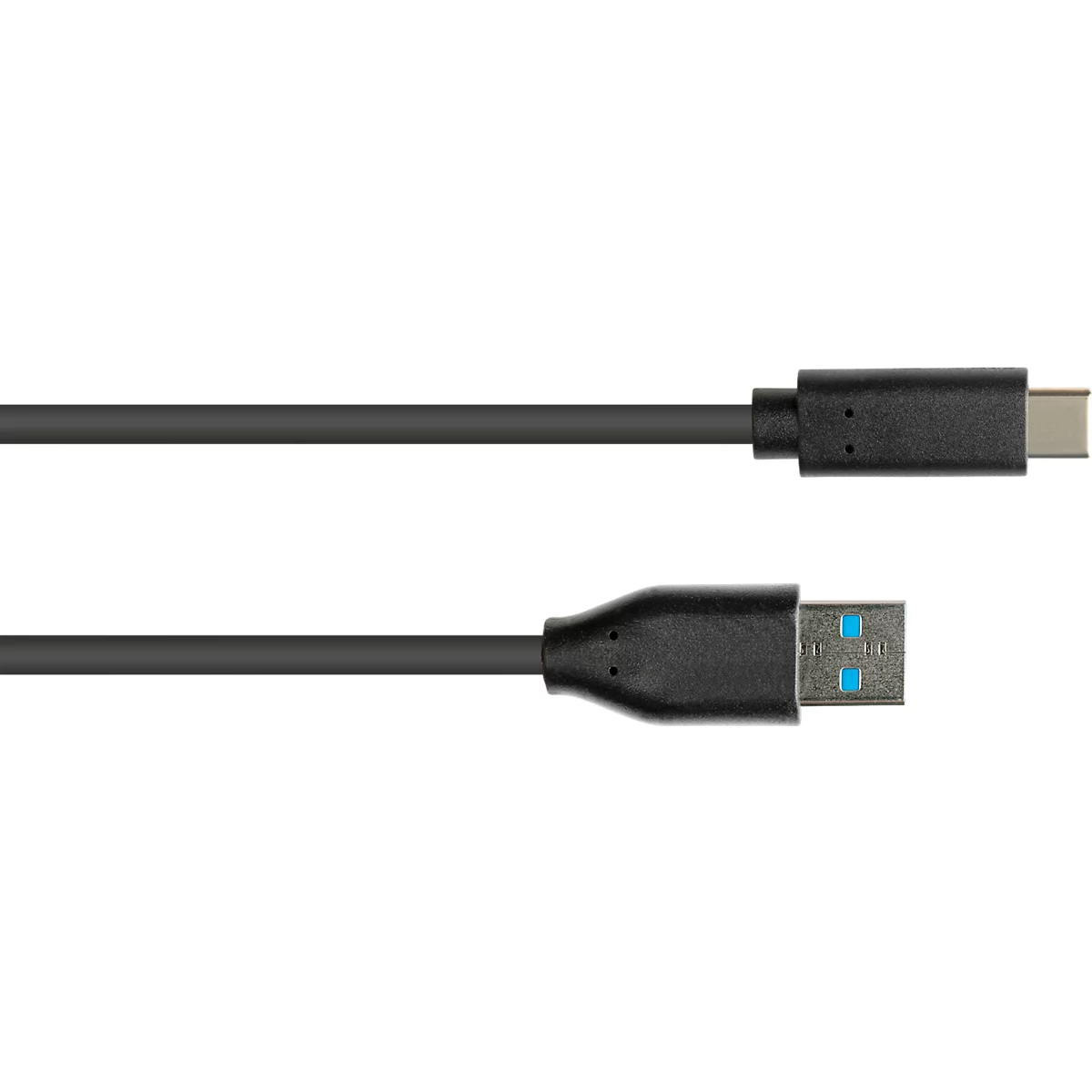 Kabel USB 3.2, A/USB-C, schw., 0,5m