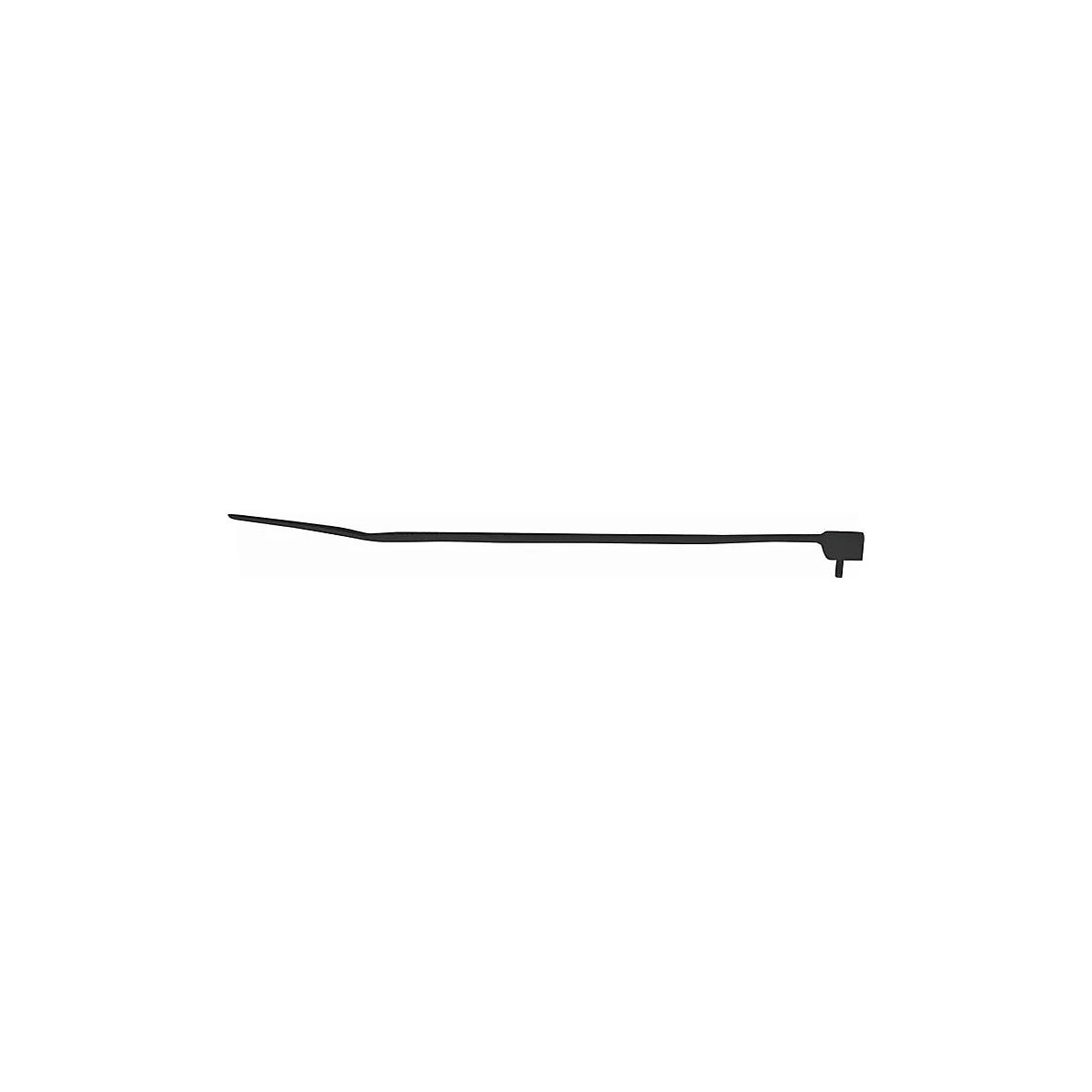 Kabelbinder 200 x 4,8 mm, PA 6.6 schwarz, wiederverwendbar, UV-stabilisiert, 100 Stück/Btl., UL 94 V-2