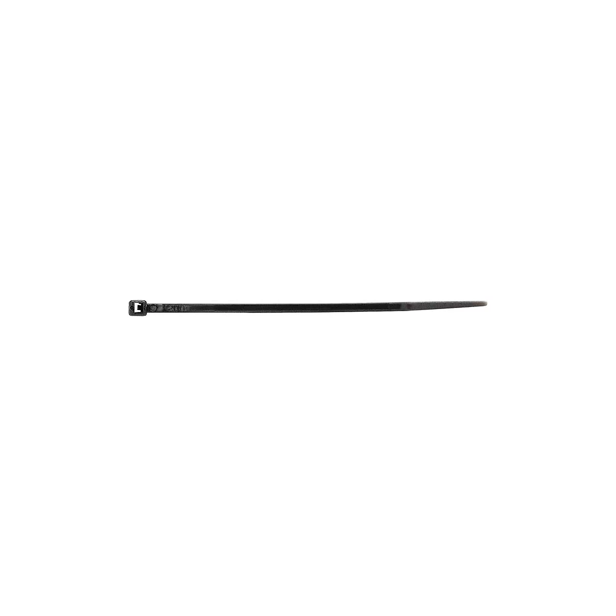 Kabelbinder Polyamid 6.6, L 762 x B 9 mm, schwarz UV-stabilisiert, 100 Stück, UL 94 V-2, DNV-GL zertifiziert