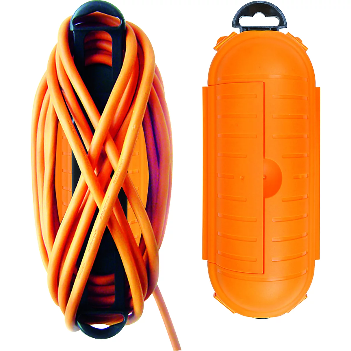 Kabelbox brennenstuhl® Safe-Box BIG, für Kabel-Steckerbindungen, für den Innen- und Aussenbereich, IP44, L 90 x B 215 x H 75 mm, Kunststoff, gelb