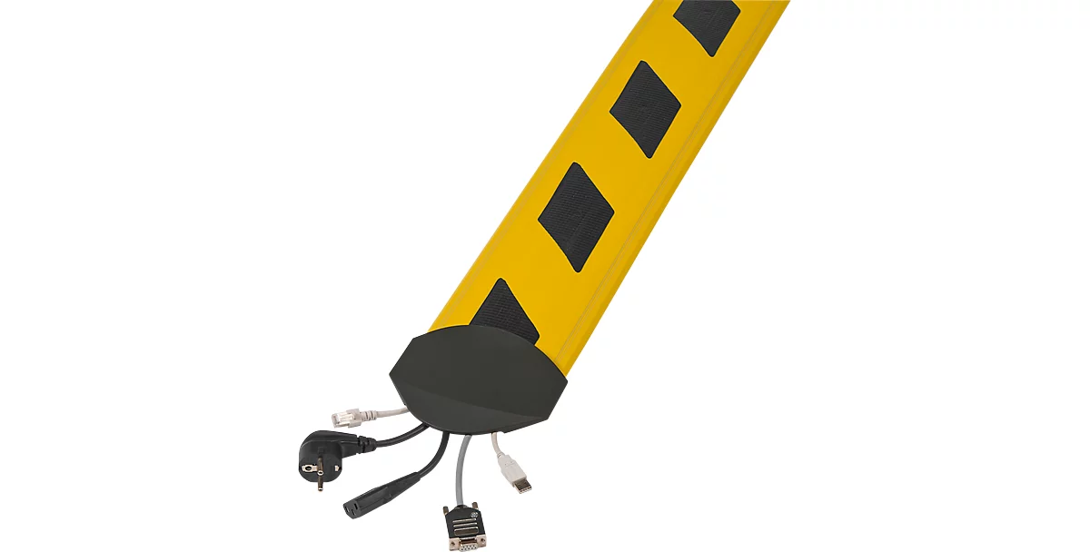 Kabelbrücken B15 CB Compact, 1500 mm, gelb/schwarz gestreift