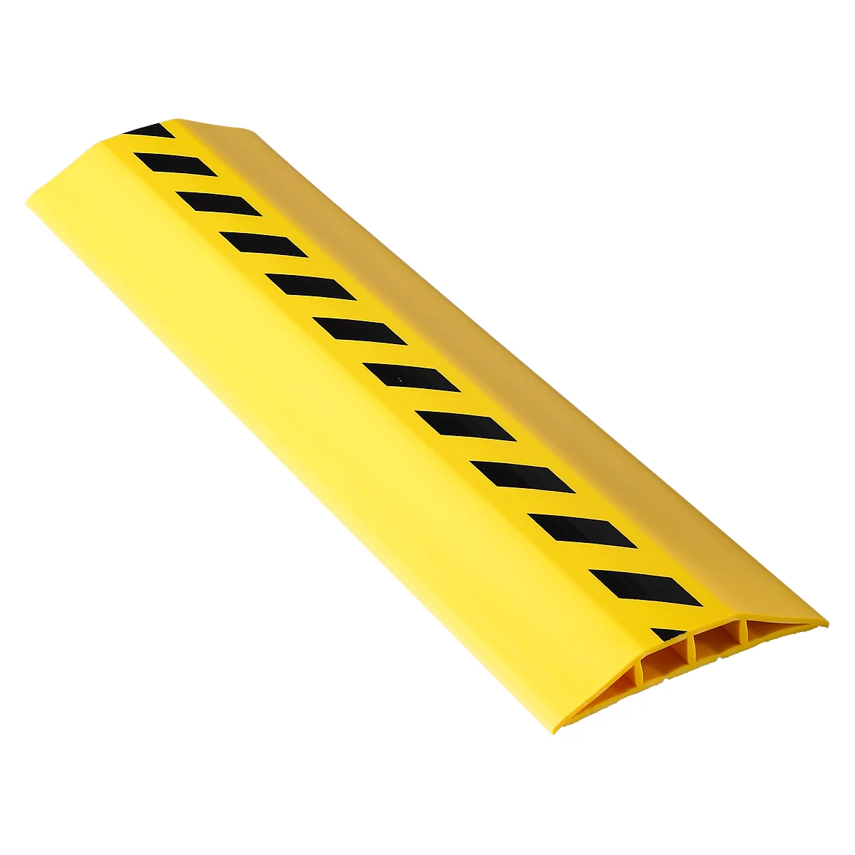 Kabelbrug type 2, signaal geel/zwart, L 3 m x B 75 mm x H 12 mm