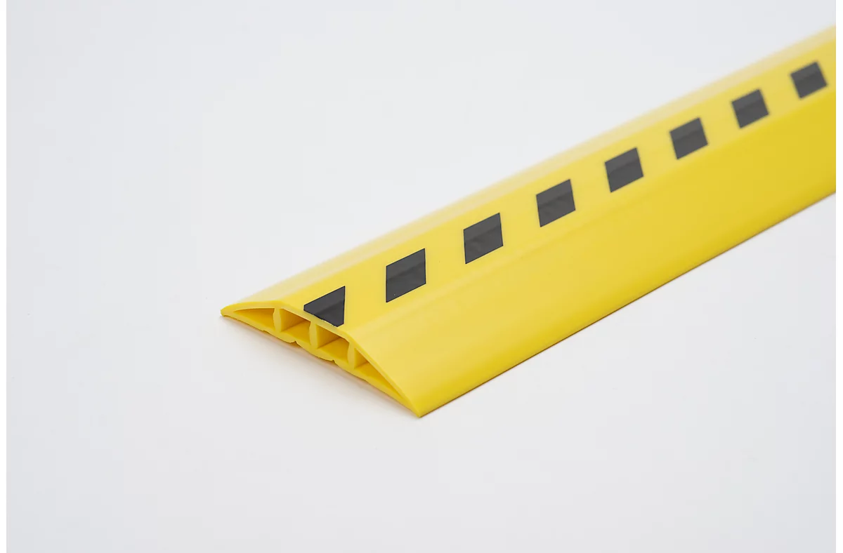 Kabelbrug type 3, signaal geel/zwart, L 1,5 m x B 100 mm x H 17 mm