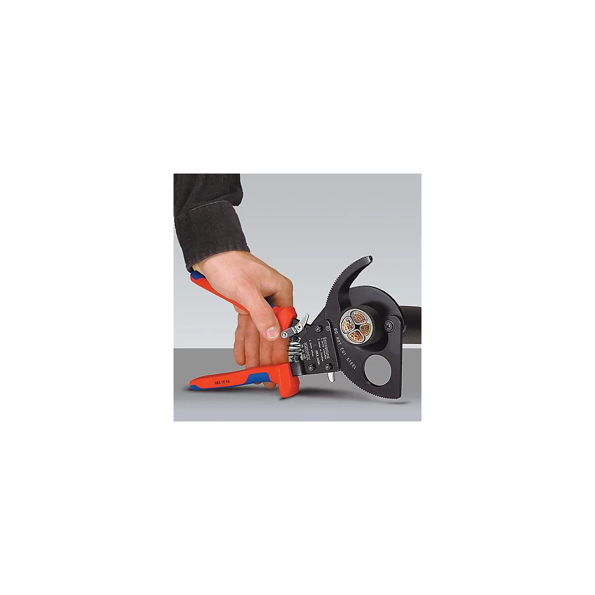 Kabelschaar totaal l.280mm max.52 (380 mm2)mm