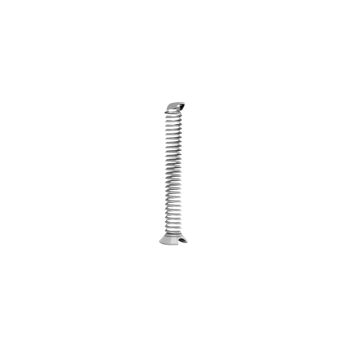 Kabelspirale, Ausziehhöhe 1300 mm, Ø 90 mm, vertikal bis zum Boden, universell, Kunststoff, silbergrau