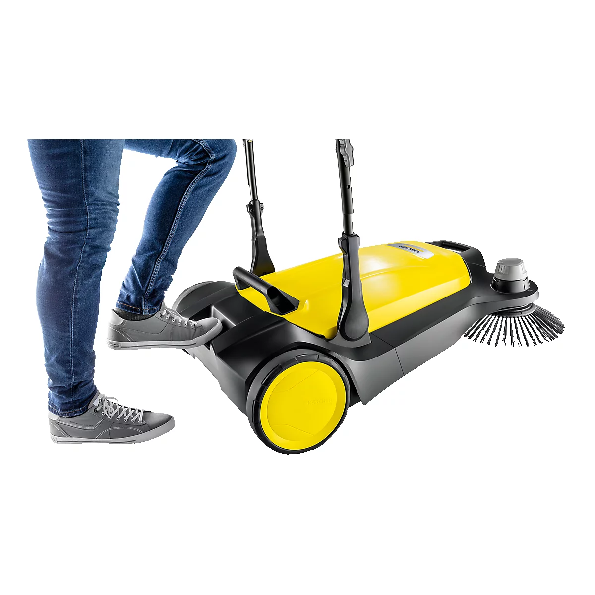 KÄRCHER® S 6 Kehrmaschine, 38 l Behälter, 670 mm Kehrbreite, max. Flächenleistung 2500 qm/h