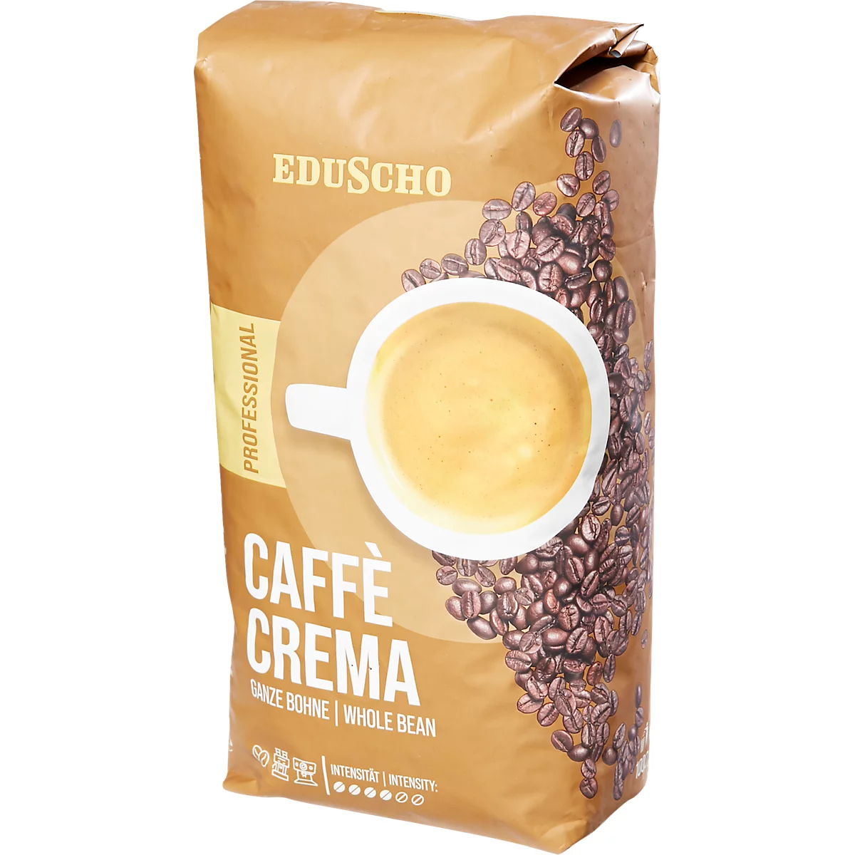 Kaffee EDUSCHO Professional Caffè Crema, ganze Bohnen, 1 kg