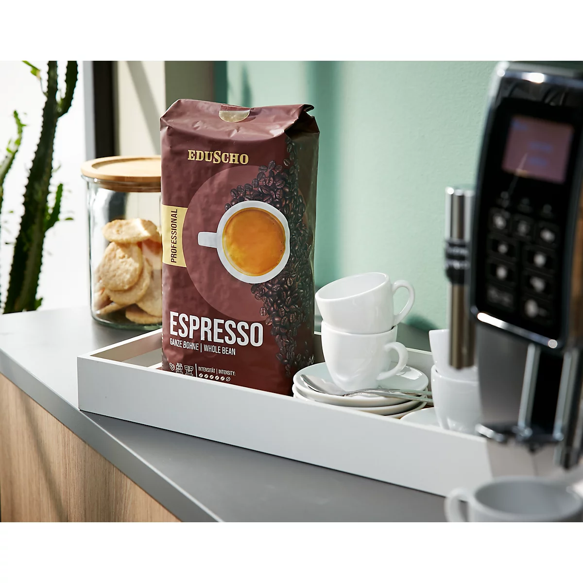 Kaffee EDUSCHO Professional Espresso, ganze Bohnen, 1 kg