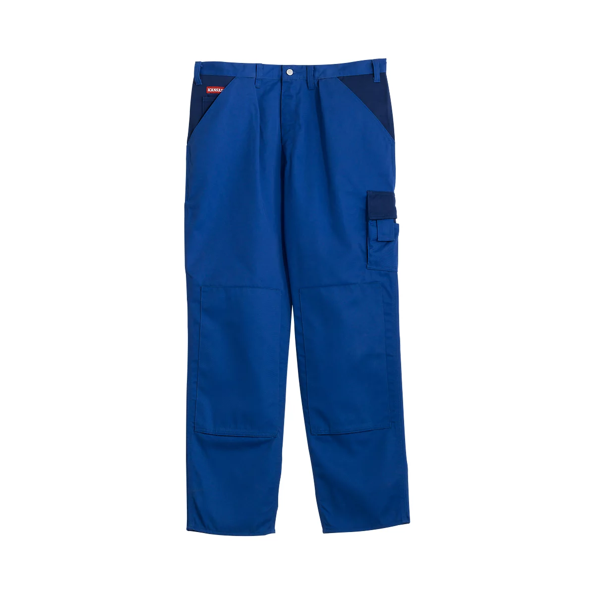 KANSAS® broek met tailleband Color, blauw/marine, m. 48