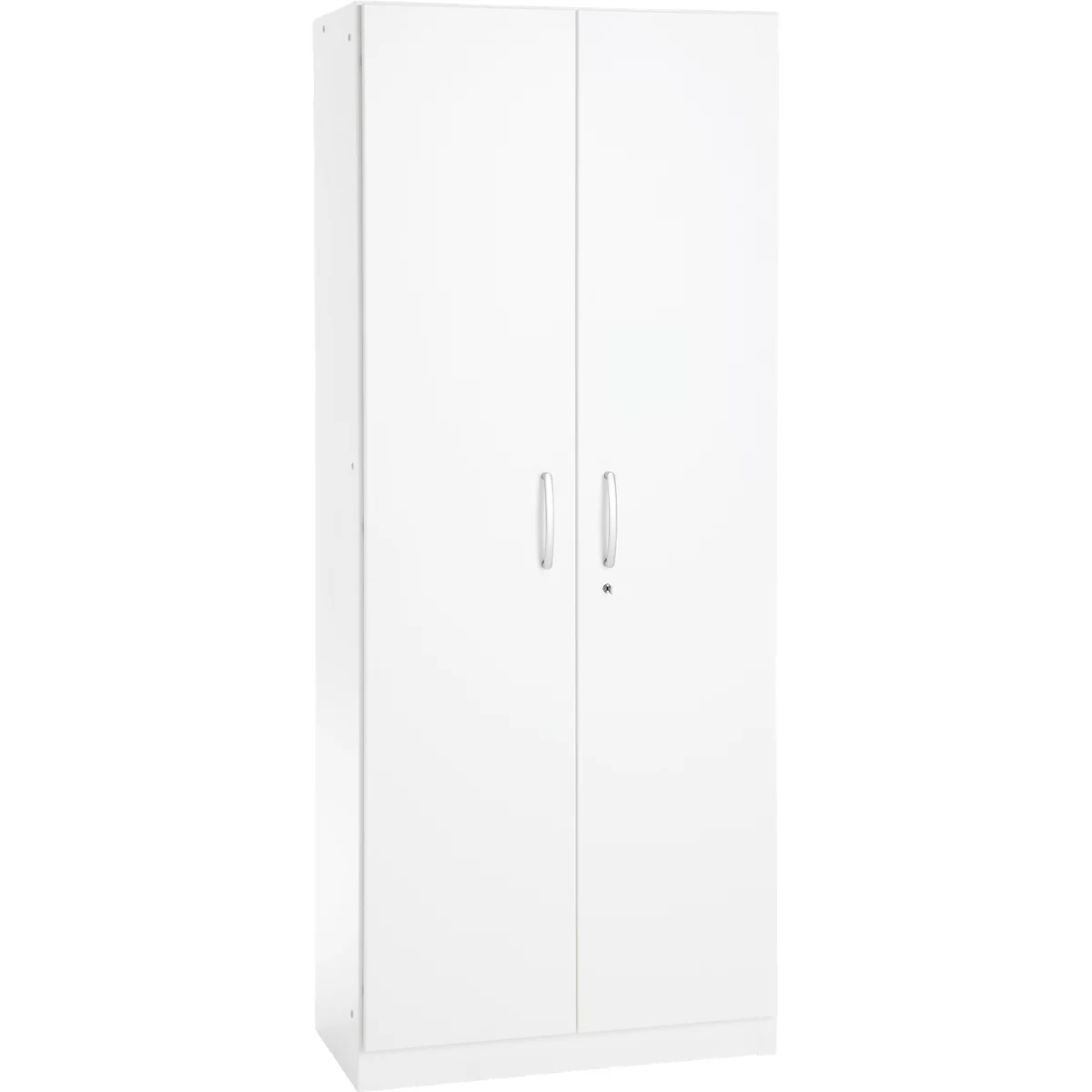 Kantoorkast, 5 OH, afsluitbaar, met opliggende deuren, B 800 mm, verkeerswit