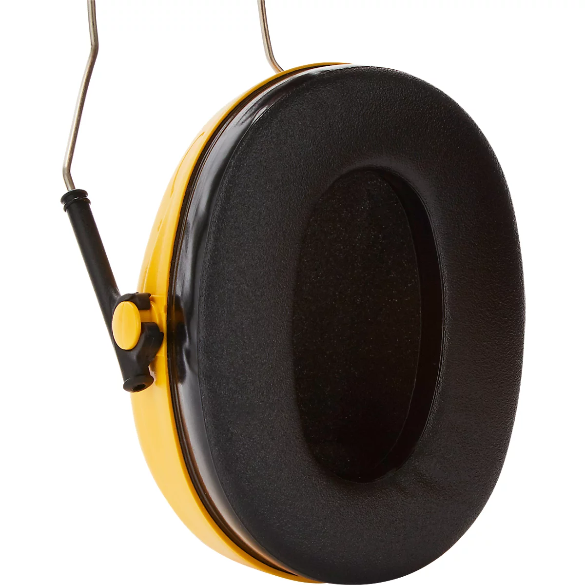 Kapselgehörschutz 3M PELTOR H510A, verstellbarer Kopfbügel mit Polsterung, SNR-Wert 27 dB, ABS-Kunststoff/Schaumstoff/PVC, gelb