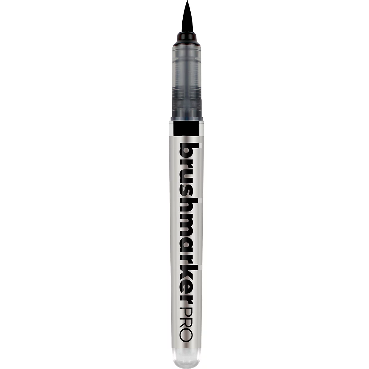 KARIN Brush Marker PRO, Liquid Ink- Technologie, Nylonspitze, 2,4 ml, 1 Stück, schwarz
