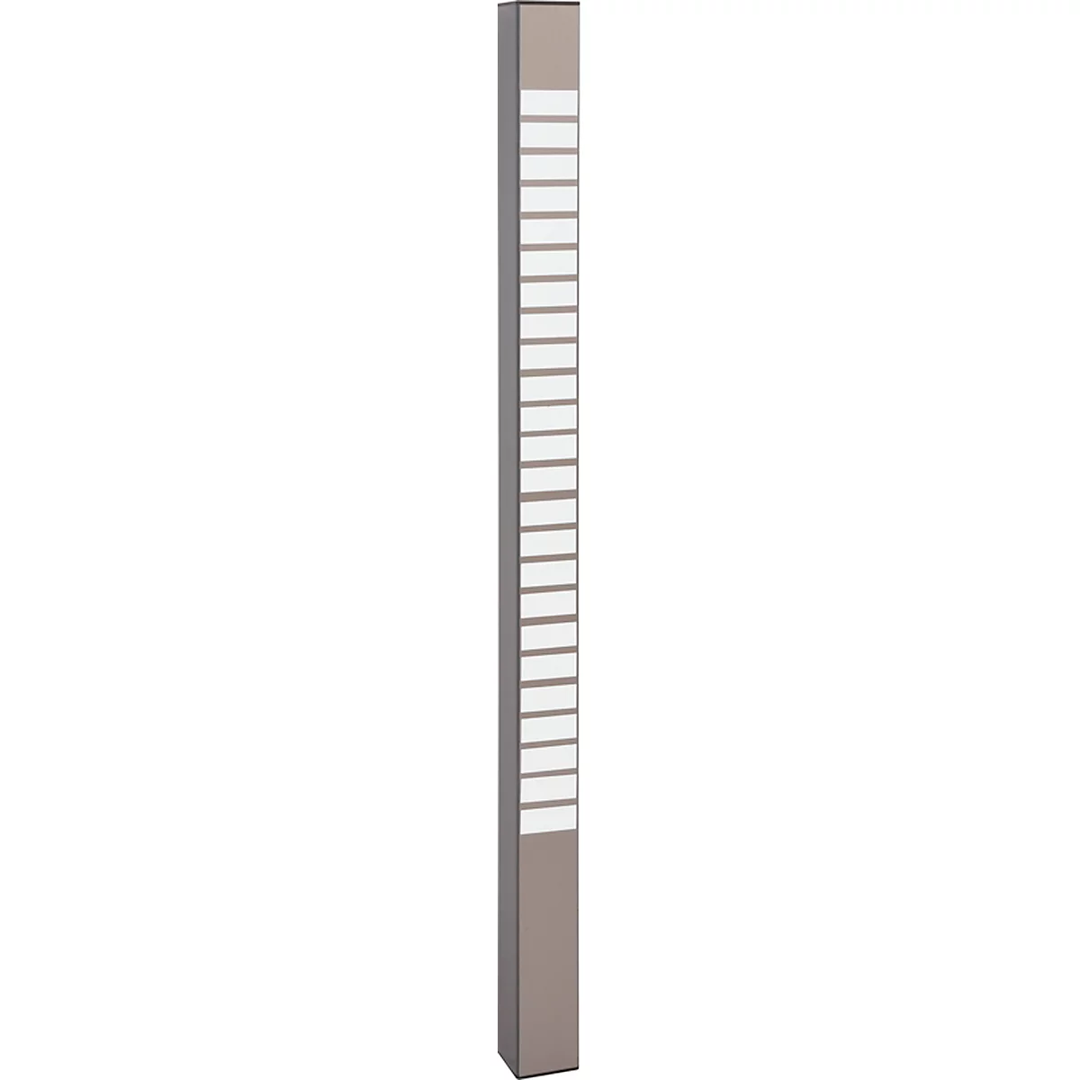 Karten-Sortiertafeln Eichner 9219 Serie, 1 – bis 3-reihig lieferbar, Index, H 1350 x B 80 mm