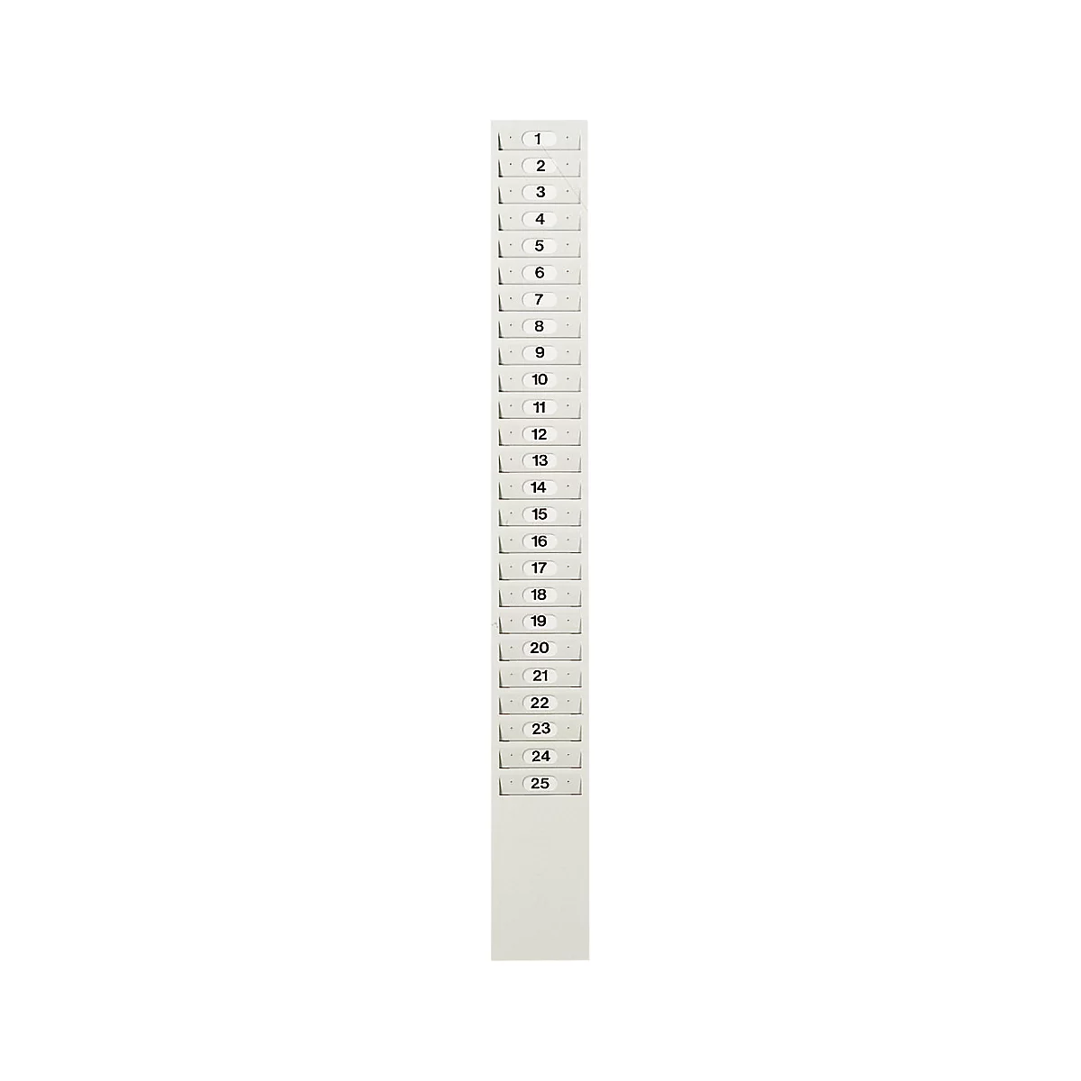 Kartenkasten für 25 Wochen-/Monatskarten