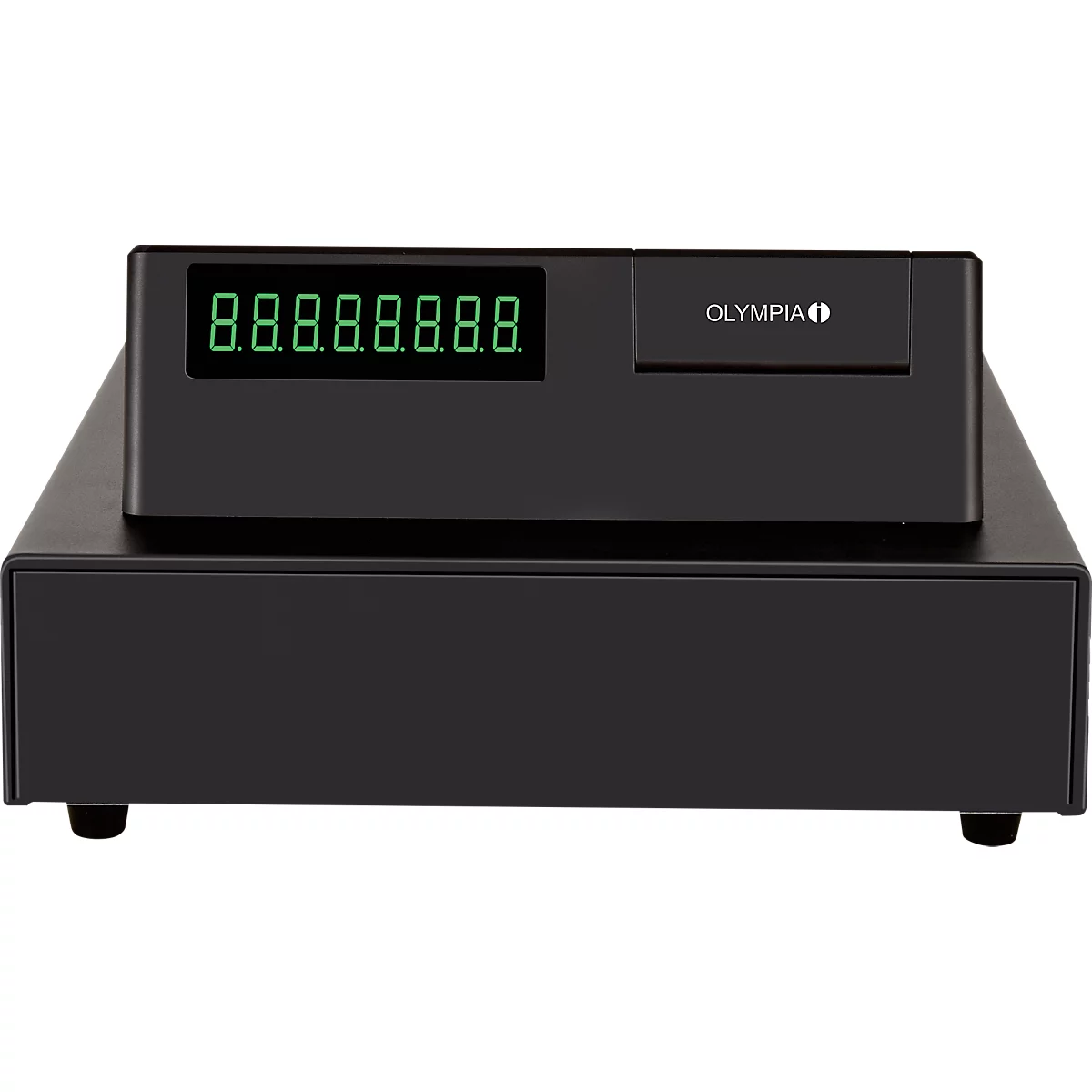 Kassa Olympia K100, zonder TSE-licentie, Android 11, 8 gebruikers, 4,3″ display, USB/LAN, thermisch afdrukken, incl. lade, zwart