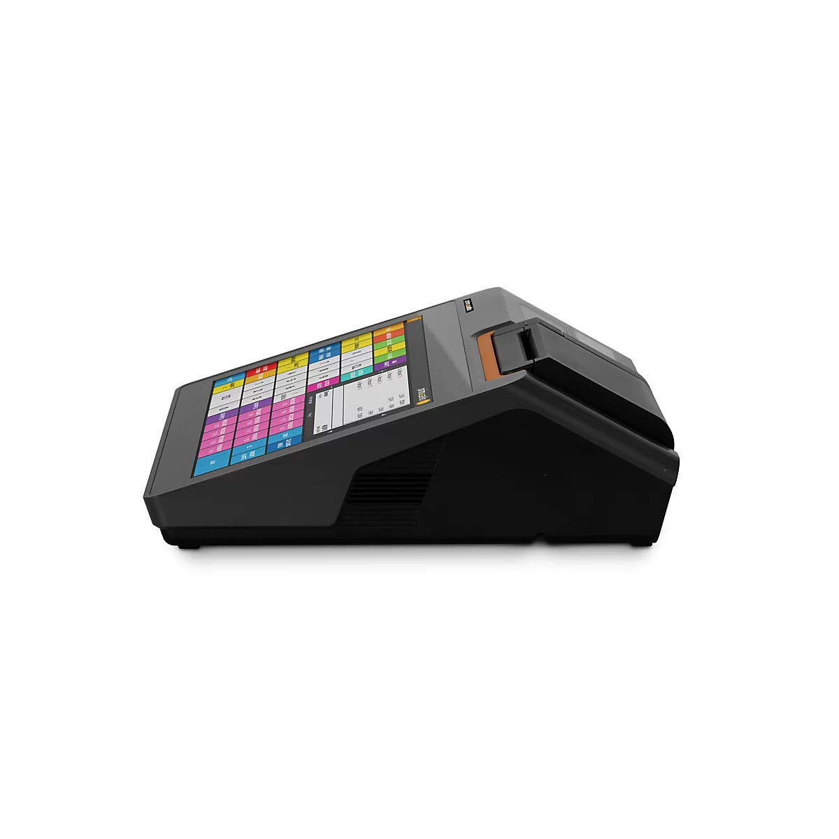 Kassa Primasello X140S, inclusief TSE, thermische printer 80 mm, USB/RJ11/RJ12/RJ45, conform GoBD, B 294 x D 303 x H 107 mm, zwart