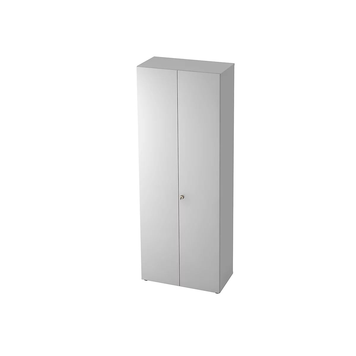 Kast TOPAS LINE, Garderobekast, 6 ordnerhoogten, B 800 mm, lichtgrijs