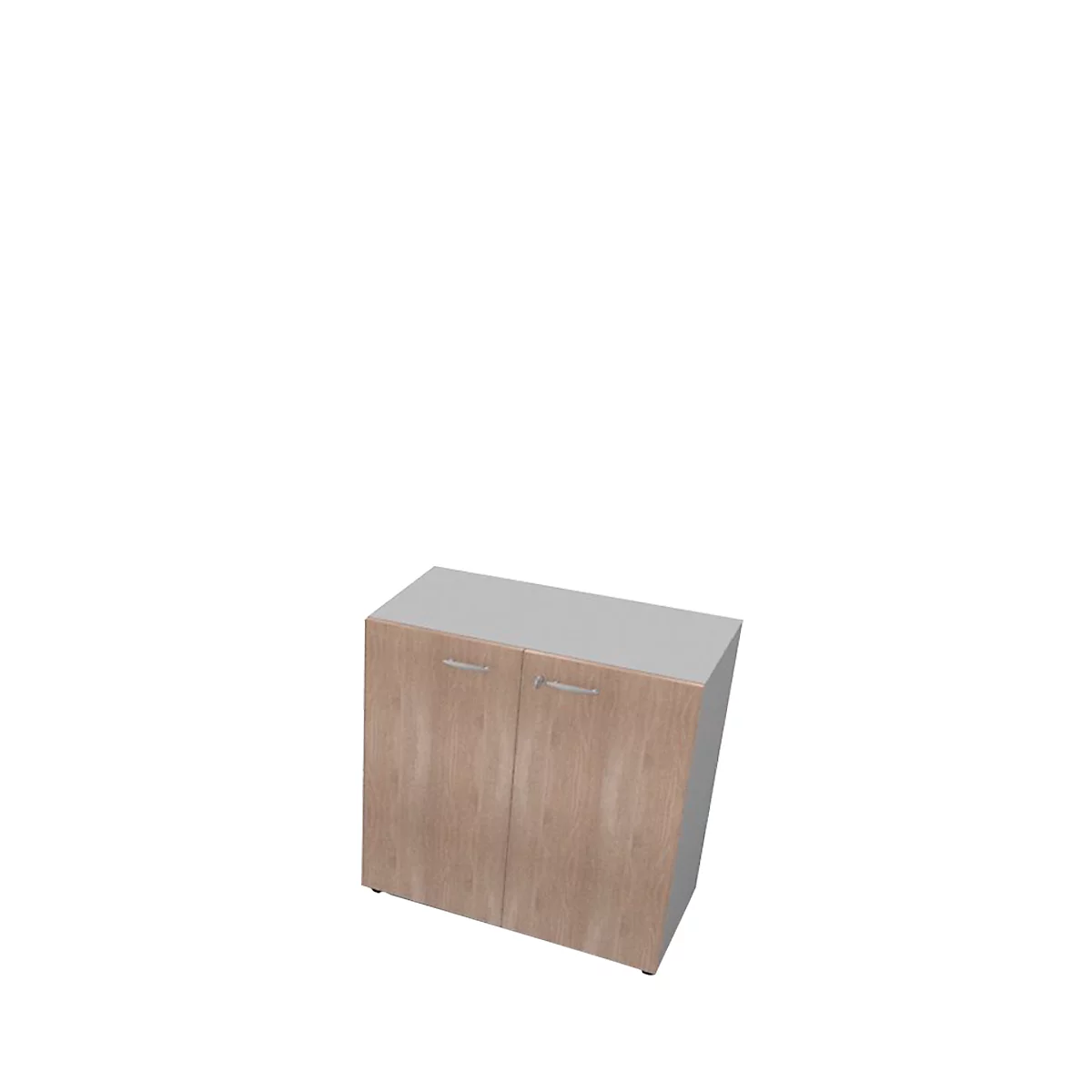 Kast X-TIME WORK, 2 ordnerhoogten, 860 x 430 x 860 mm, iep
