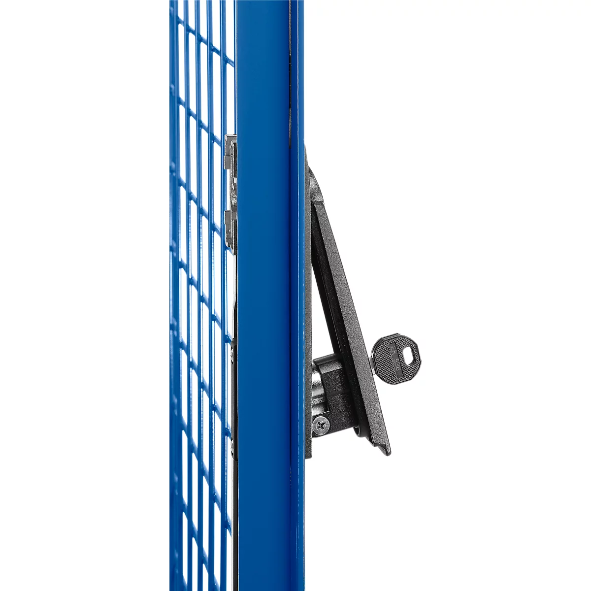 Kastwagen met roosterwanden, 1150 x 750 x 1800 mm, met afsluitbare dubbele vleugeldeur